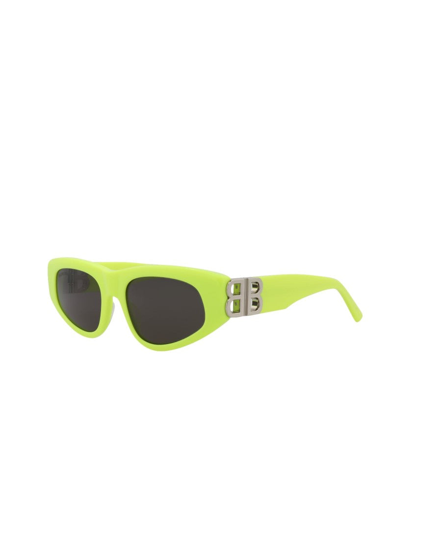 Balenciaga Cat Eye-Frame Acetate Sunglasses With Metal Temples