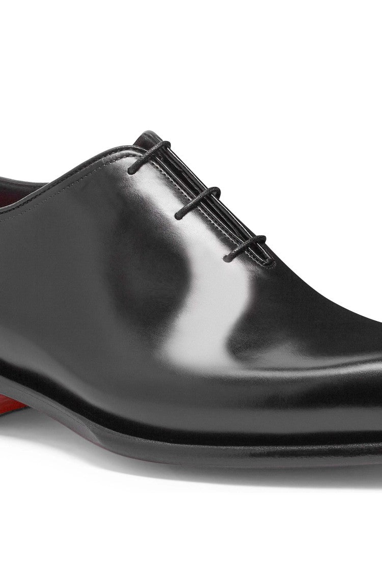 Santoni Antiqued Leather Oxford Shoes