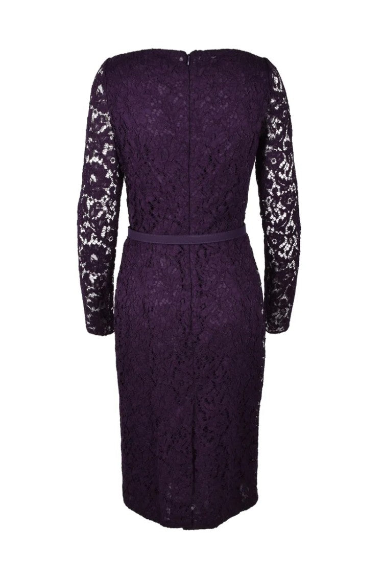 Valentino Lace Dress - Purple