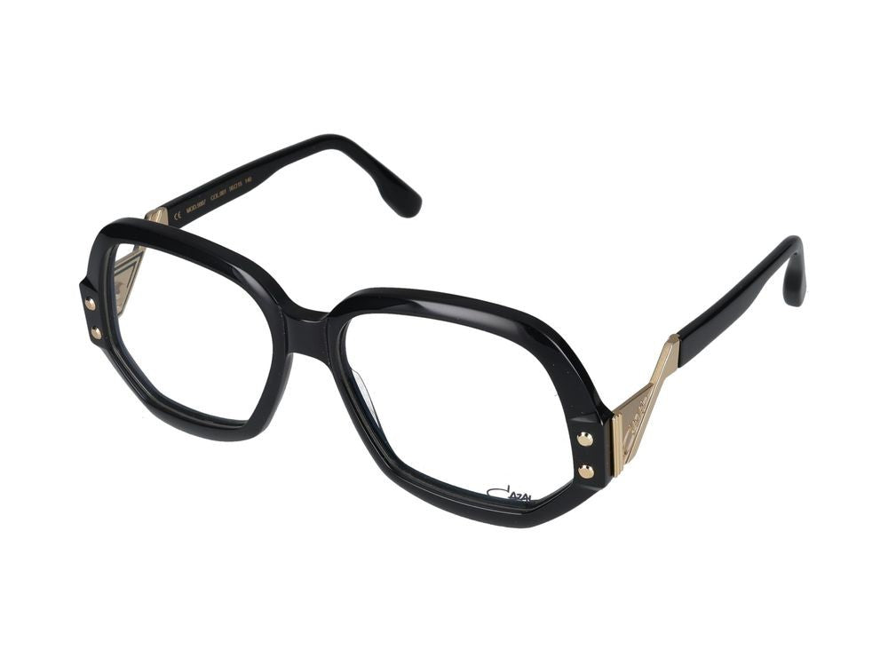 Cazal Black Bold Rectangular Eyeglasses