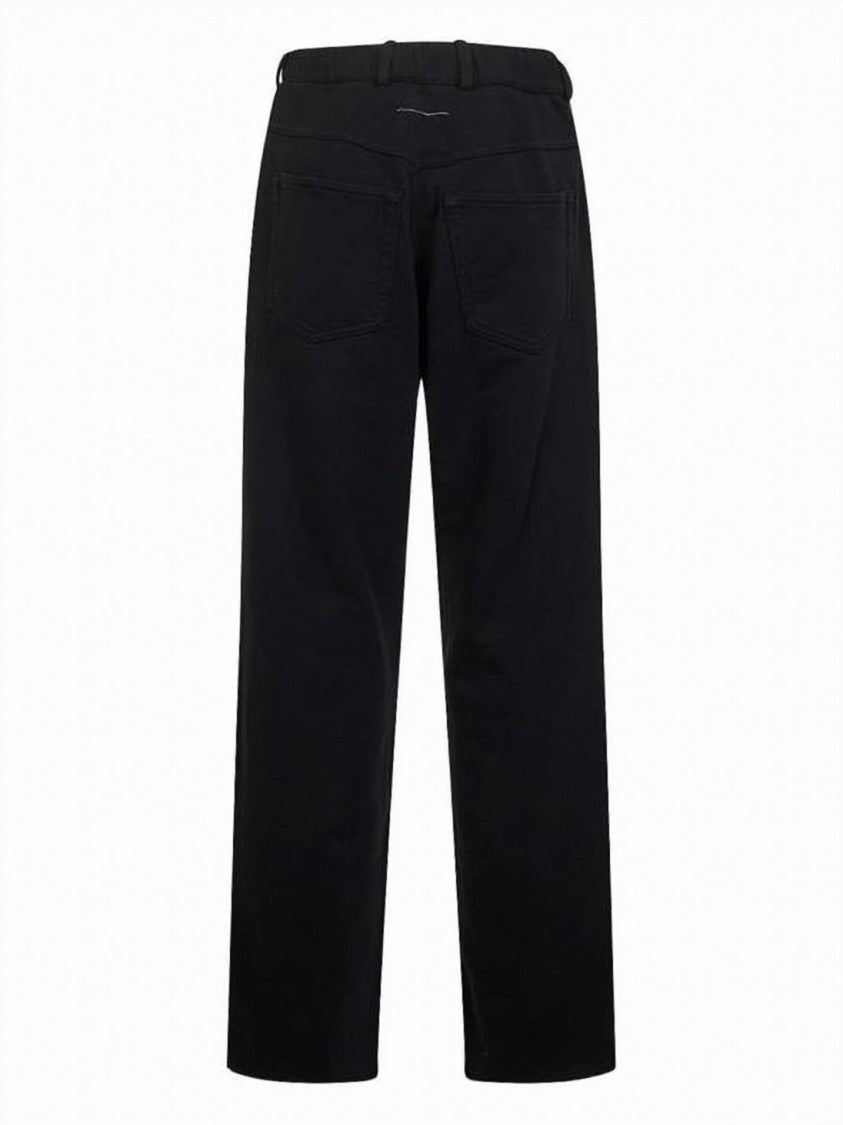 Mm6 By Maison Margiela Straight-Leg Relaxed Fit Trousers With High Waist