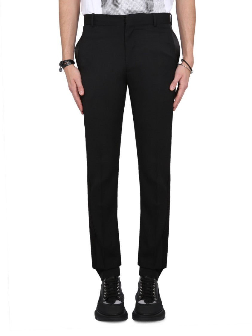 Alexander Mcqueen Wool Suit Pants