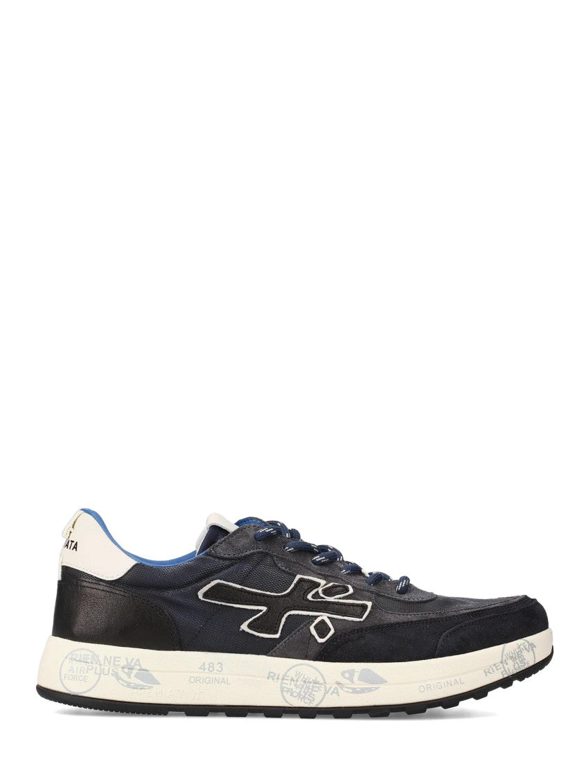 Premiata Low-Top Sneakers With Textured Materials