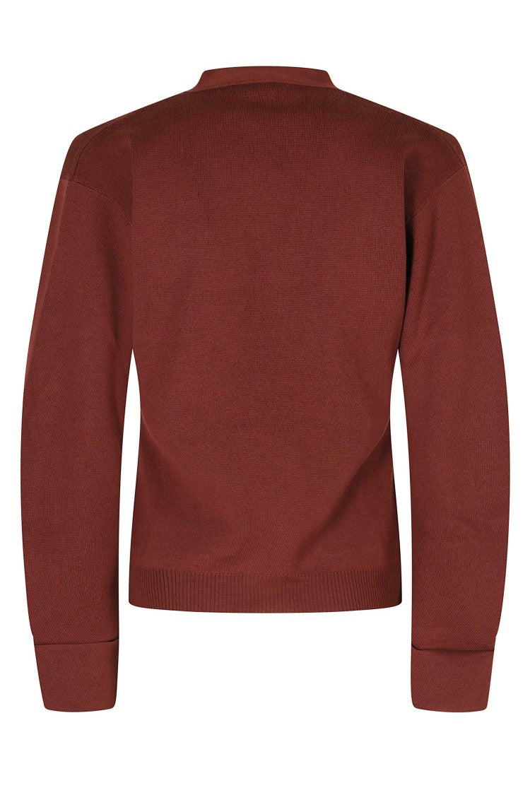 Erika Cavallini Pietro Cannella V-Neck Virgin Wool Cardigan