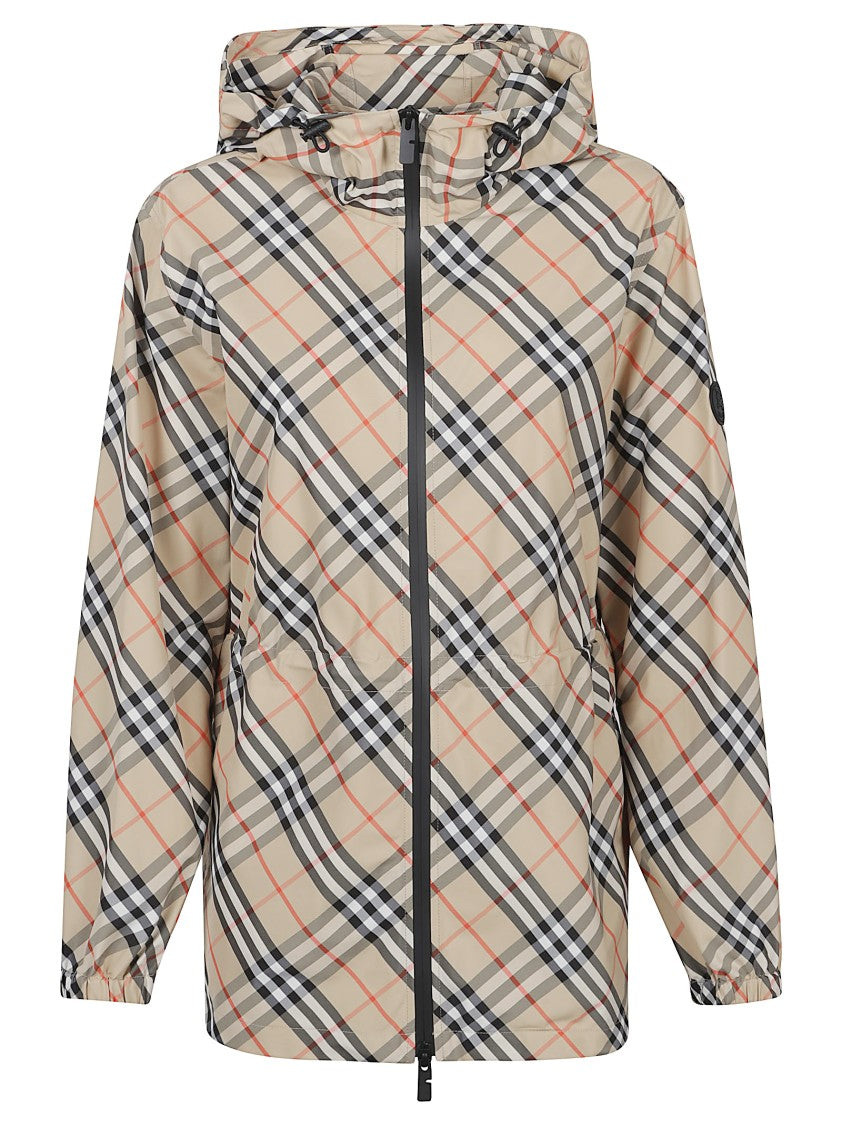 Burberry Multicolor Wool Checked Jacket