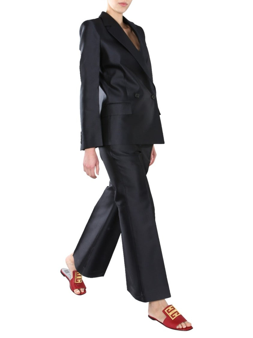 Givenchy Double-Breasted Jacket With Structured Shoulders