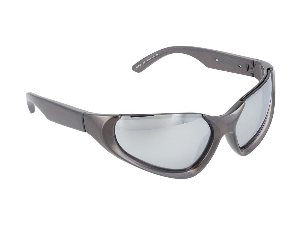 Balenciaga Sunglasses Bb0202s 002 Silver Silver Silver 64/16/130