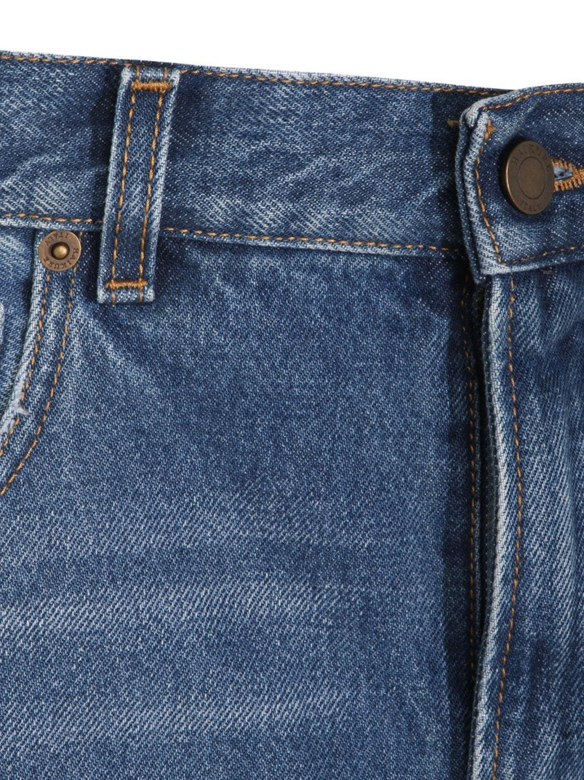 Haikure Blue Five Pockets Denim Jeans
