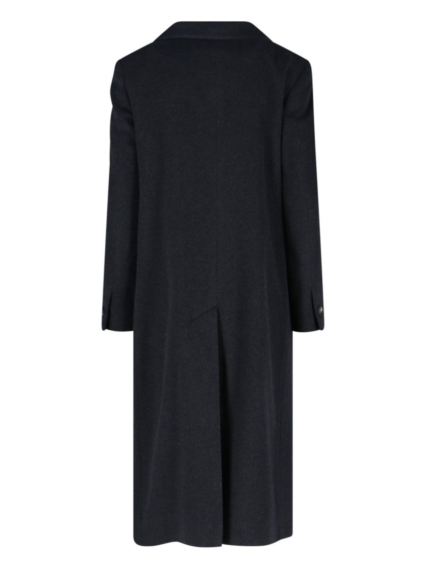 Tagliatore Dark Grey Jole Cashmere Coat