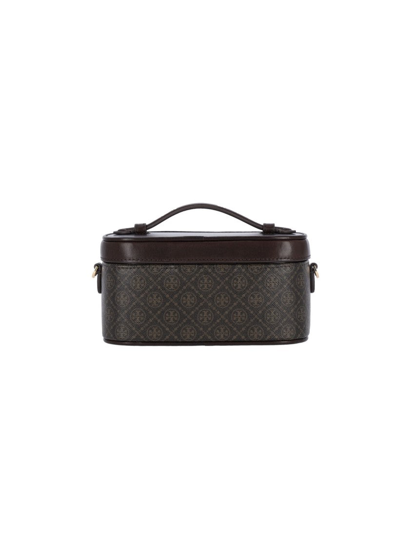 Tory Burch "T Monogram" Jewelry Case – Brown