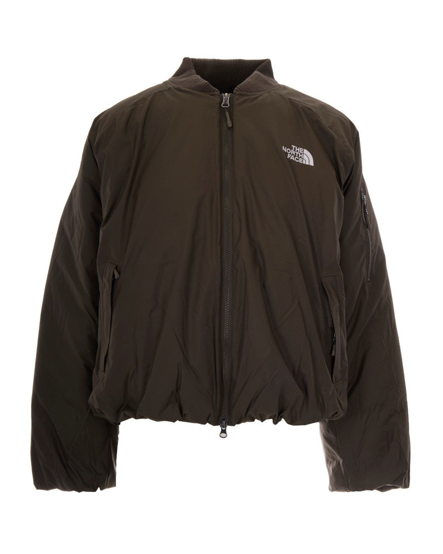 The North Face Classic Bomber Jacket In New Taupe Green