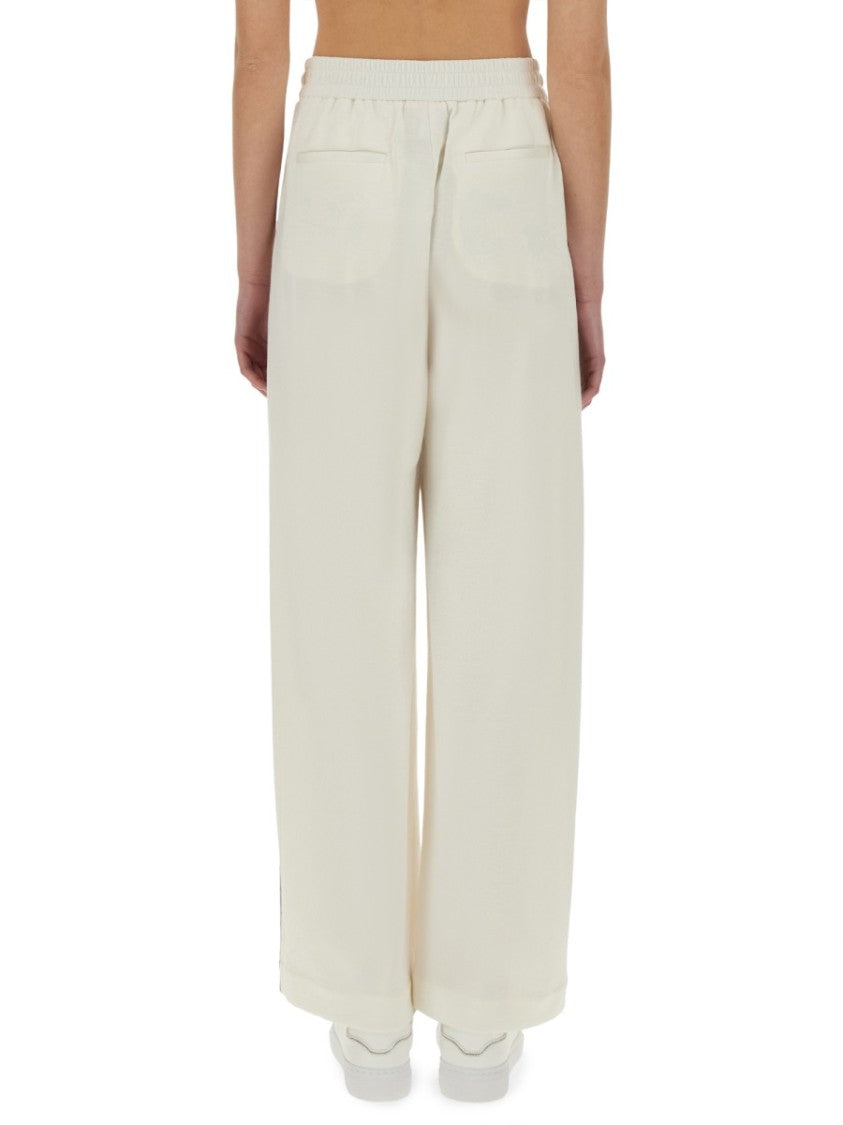 Brunello Cucinelli Wide-Fit Track Pants With Elegant Side Detailing