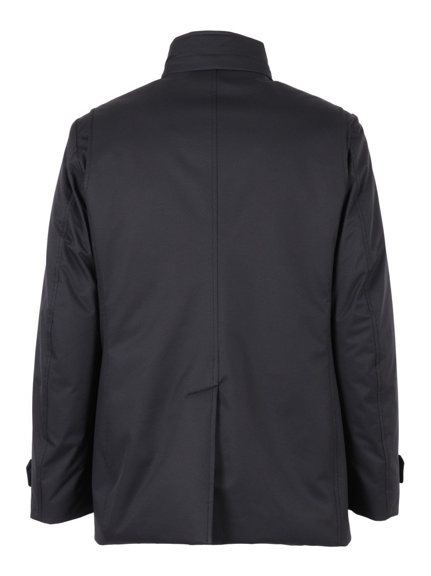 Moorer Reis-Ads Black Jacket With High Collar