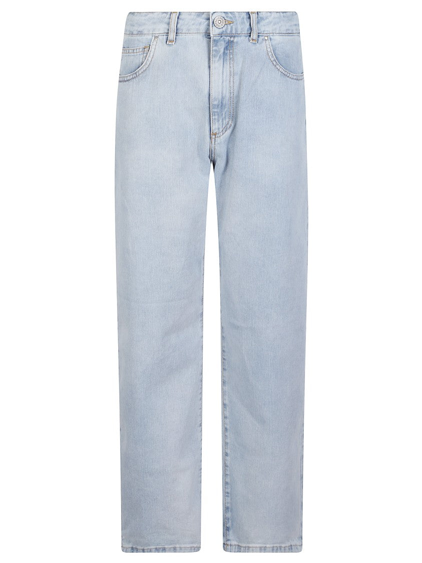God Save Denim Naiadi Light-Wash Denim Jeans