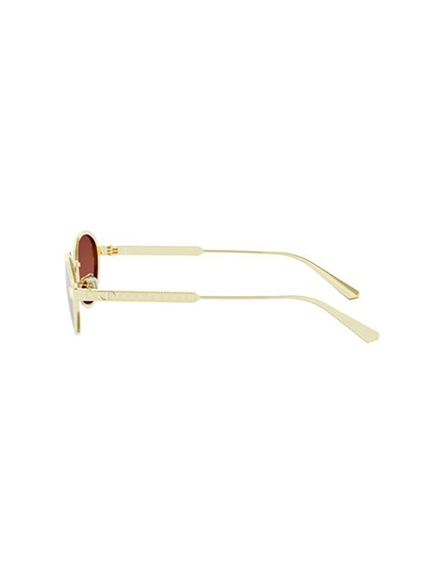 Dior Diorcannage R1u Sunglasses With Oval Lens And Gold-Tone Frame