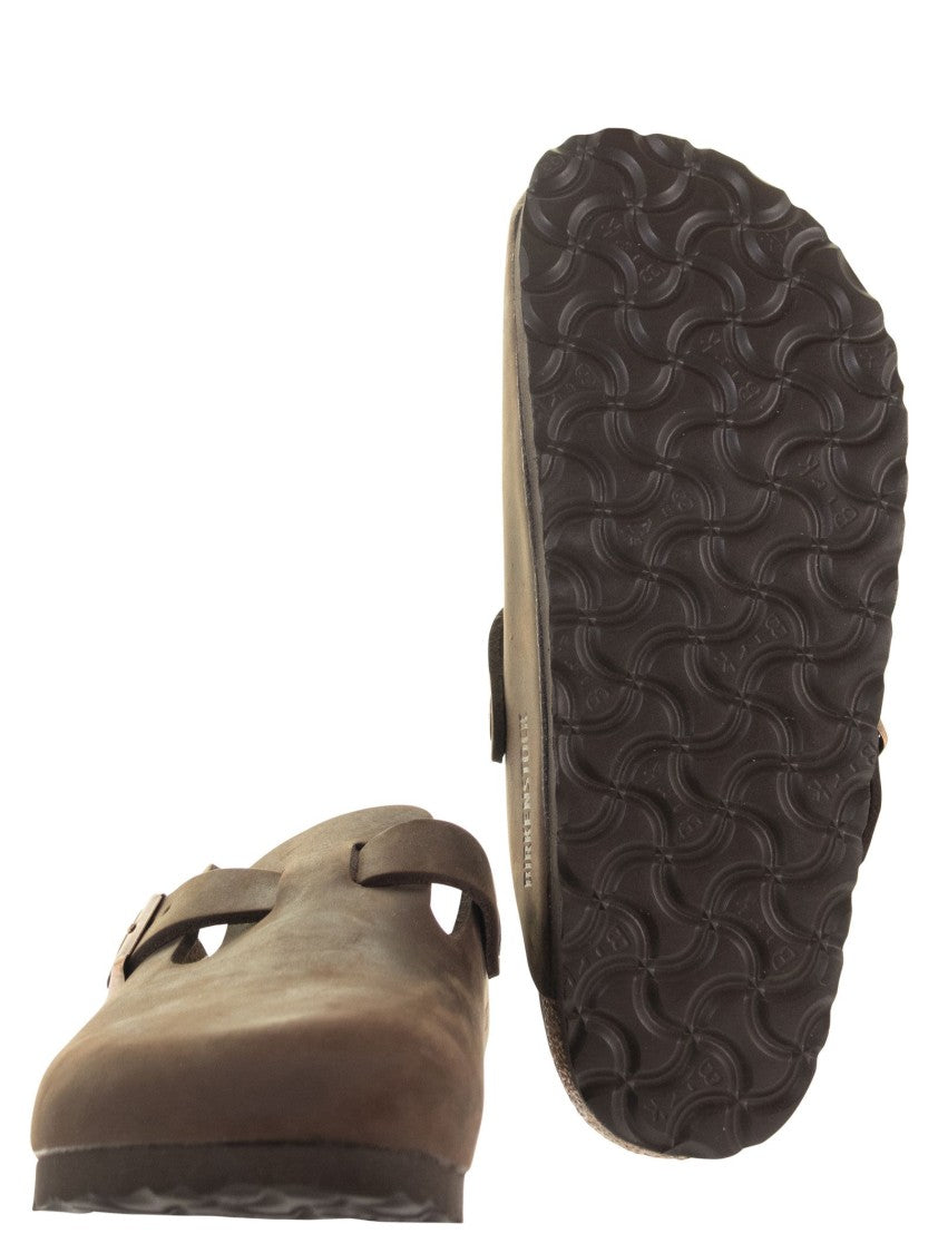Birkenstock Boston - Oiled Leather Sabot