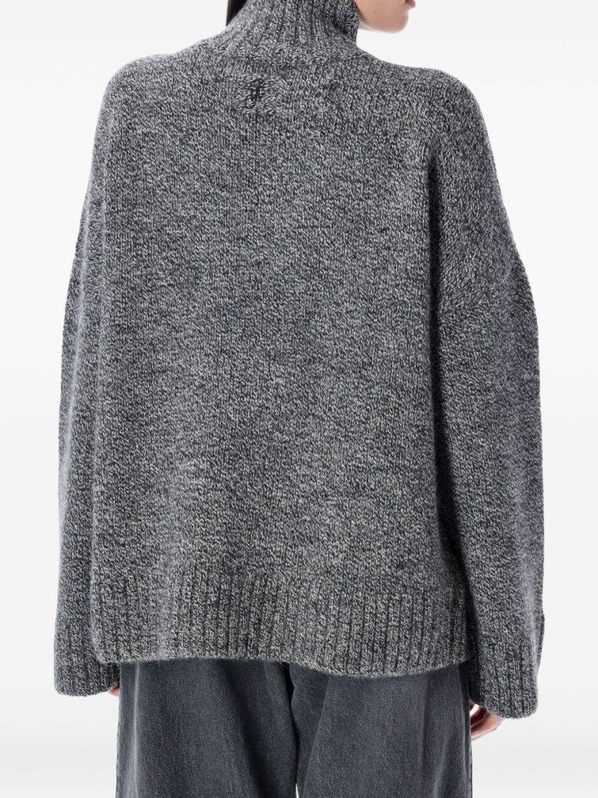 J. W. Anderson High Neck Knit Leather Patch