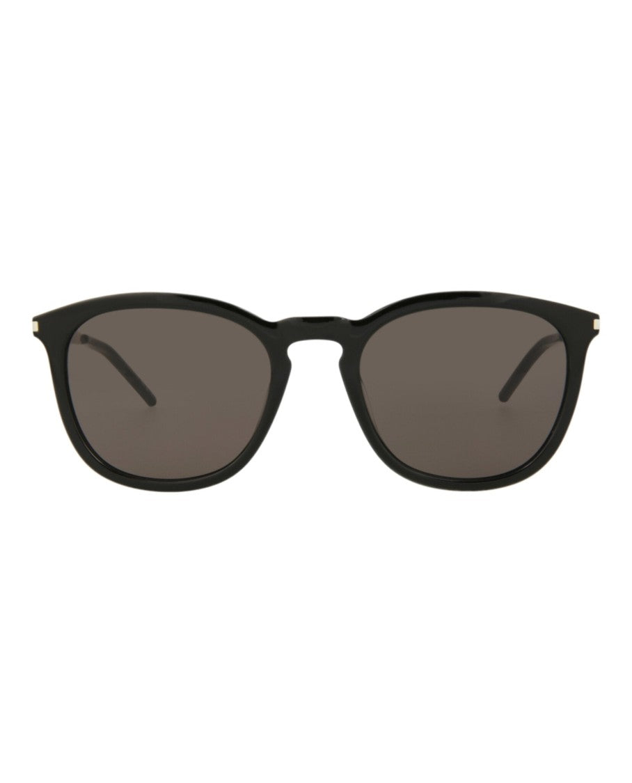 Saint Laurent Square-Frame Acetate Sunglasses With Metal Temples