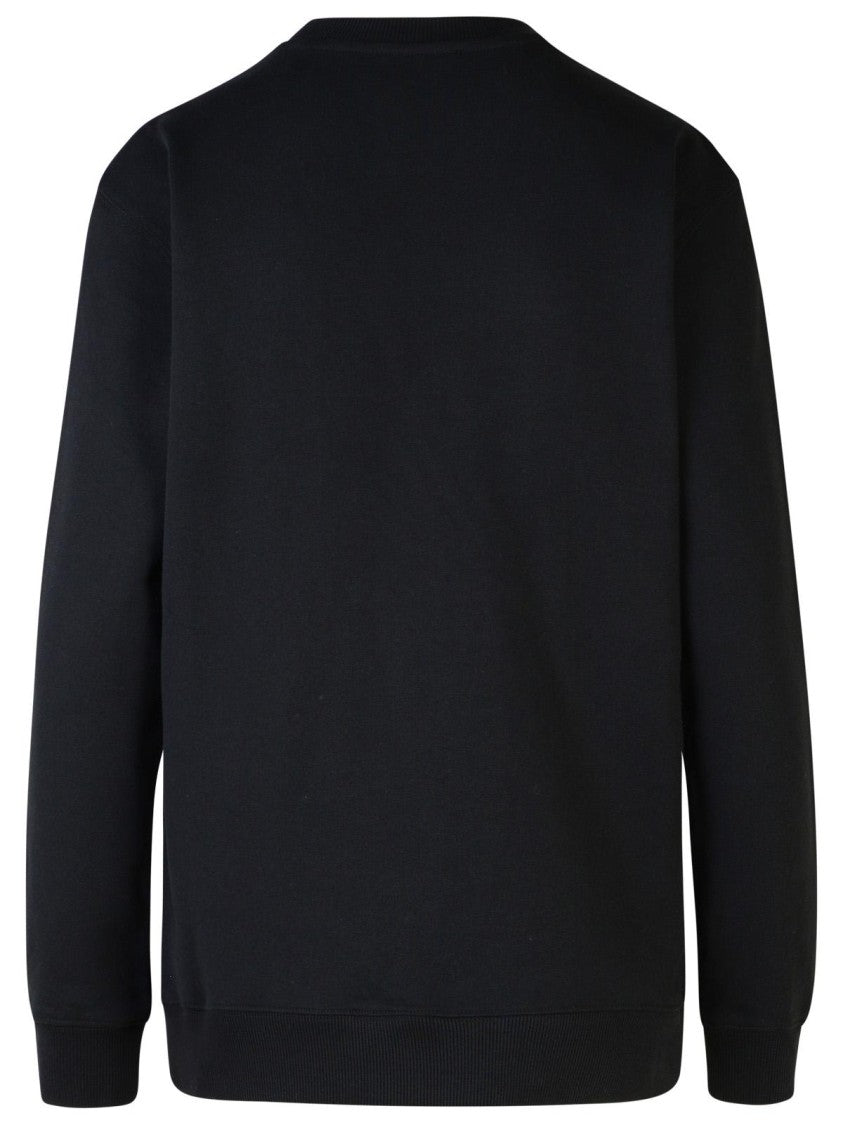 Moschino Jeans Black Cotton Sweatshirt
