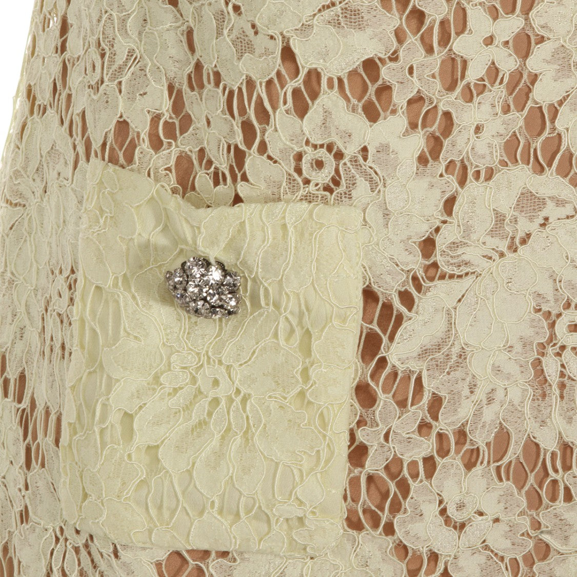 Self-Portrait Sleeveless Mini Dress With Floral Lace
