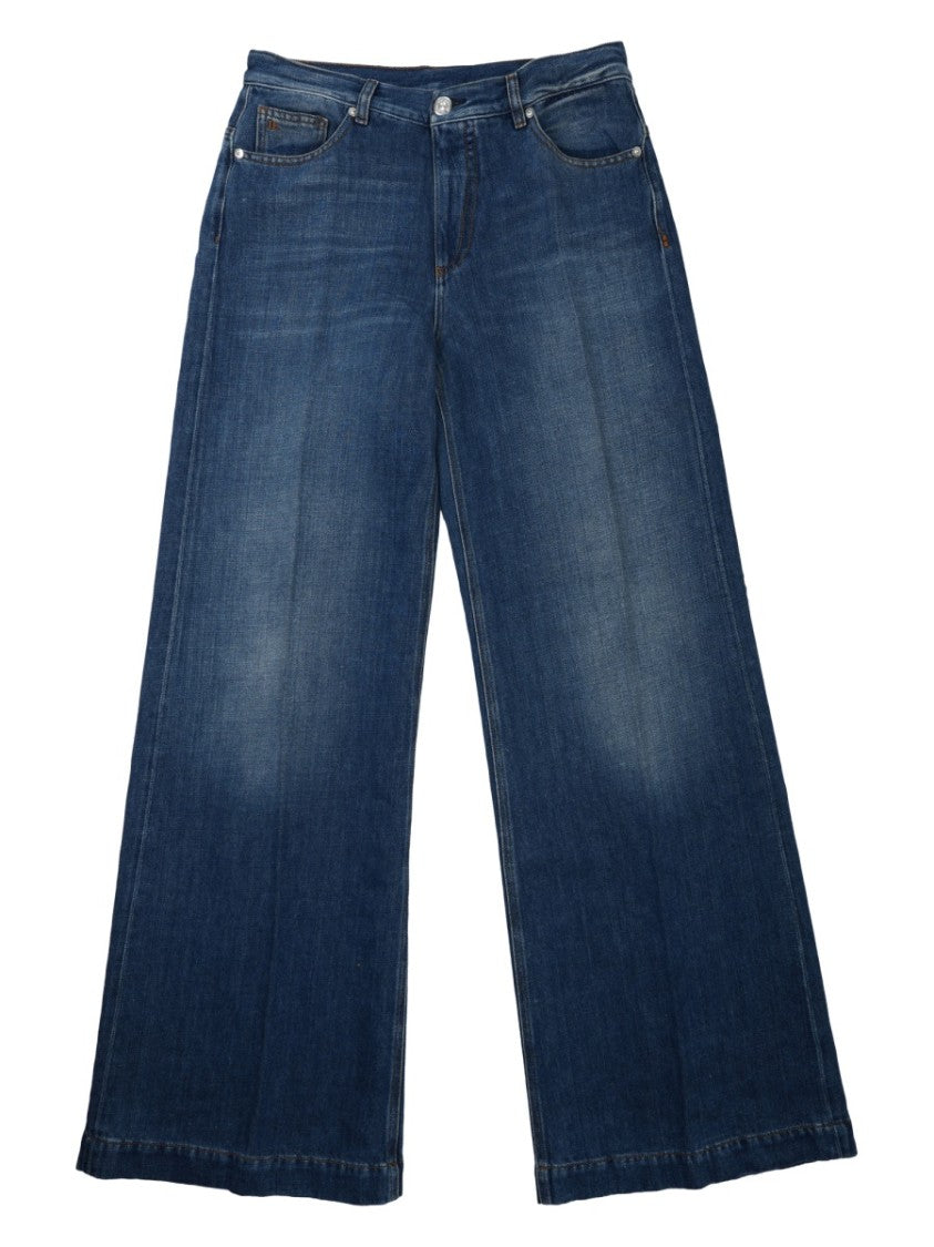 Nine In The Morning V40 Viscose-Blend Palazzo Jeans