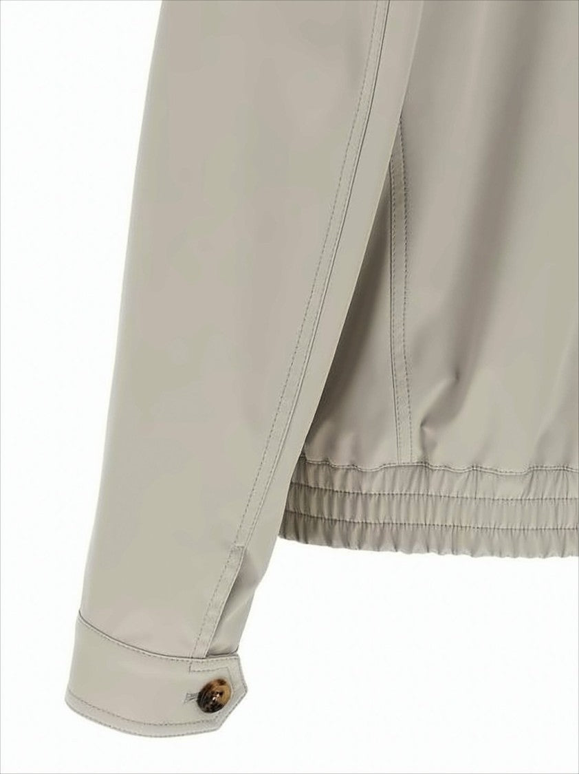 Brunello Cucinelli Light Beige Jacket With Button Cuffs