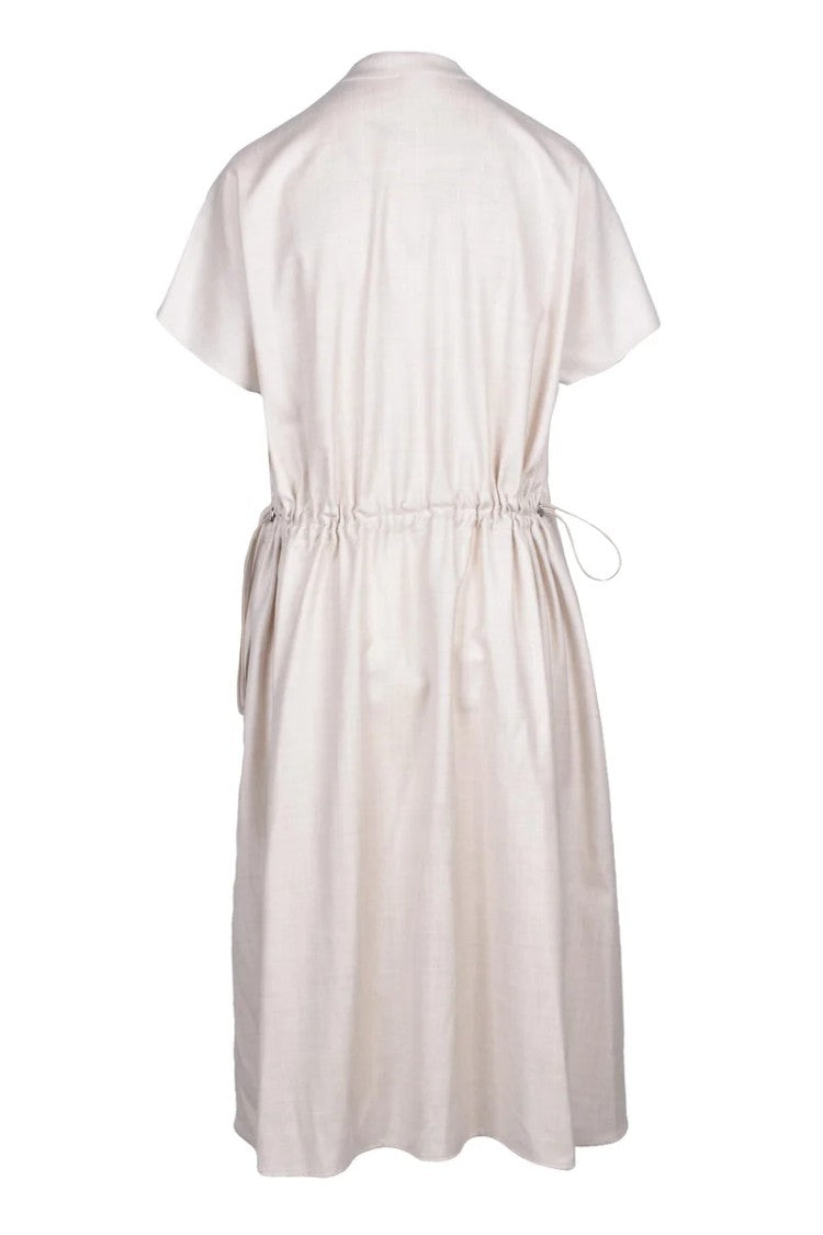 Eleventy Chemise Dress - White