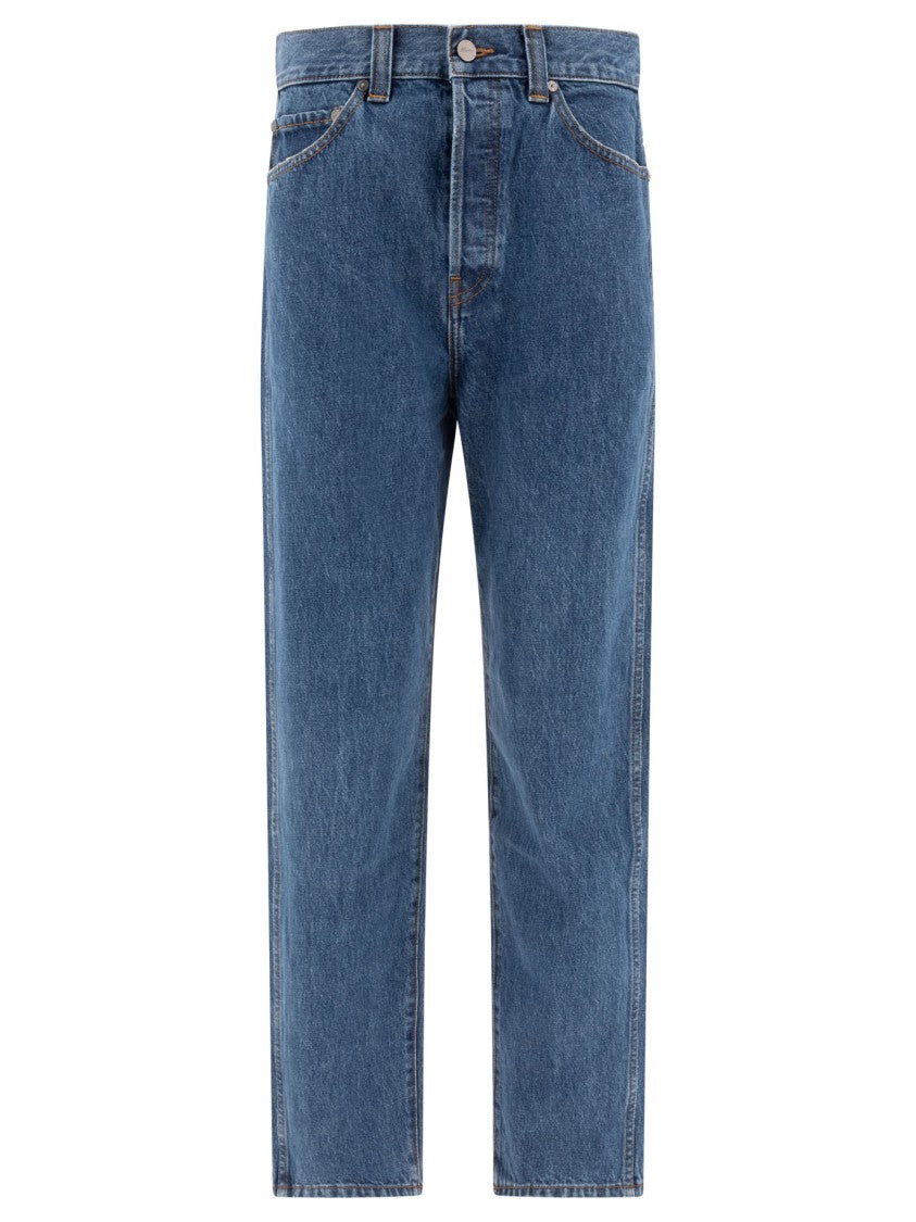 Khaite High-Rise Relaxed Fit Denim Jeans With Five-Pocket Design