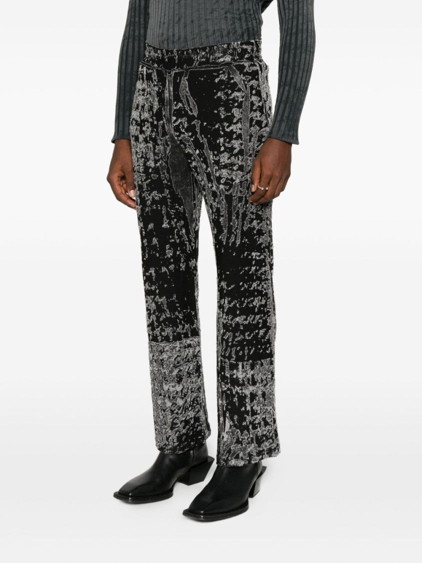 Diesel Panelled Black Trousers