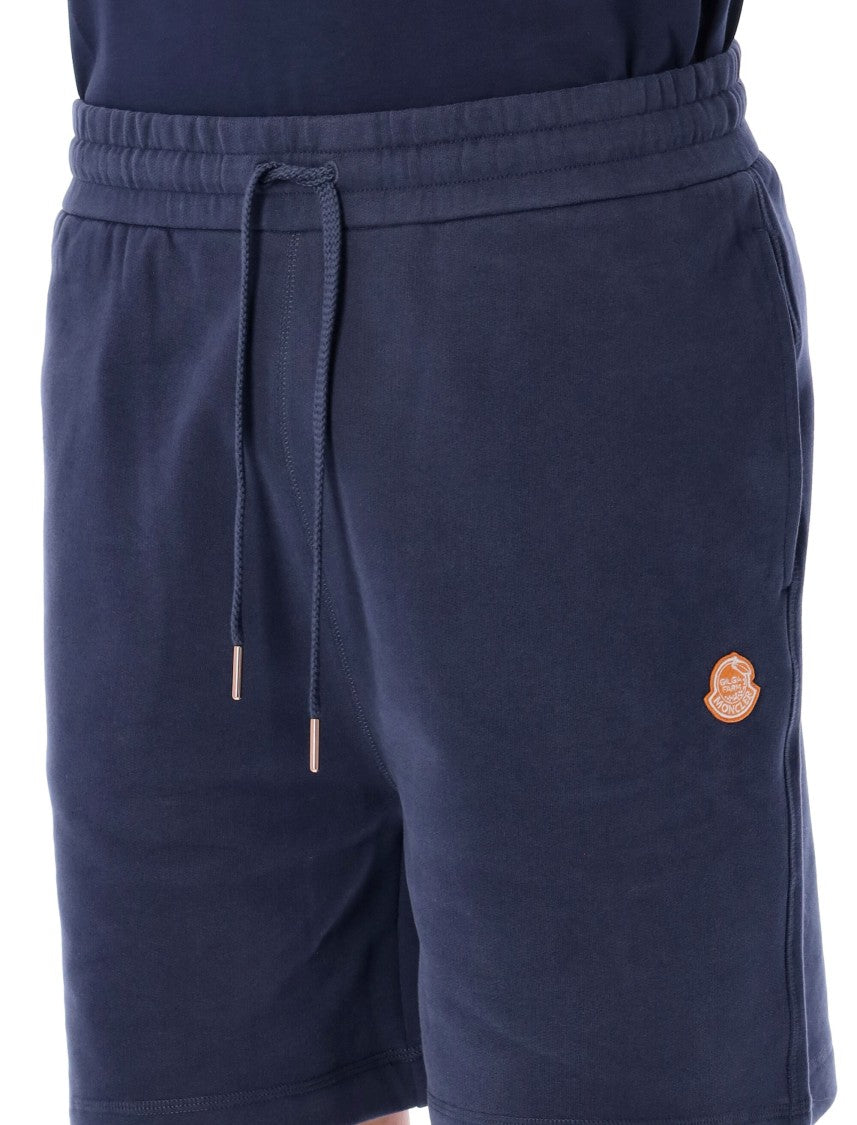Moncler X Donald Glover Cotton Sweatshorts With Adjustable Waistband And Convenient Pockets