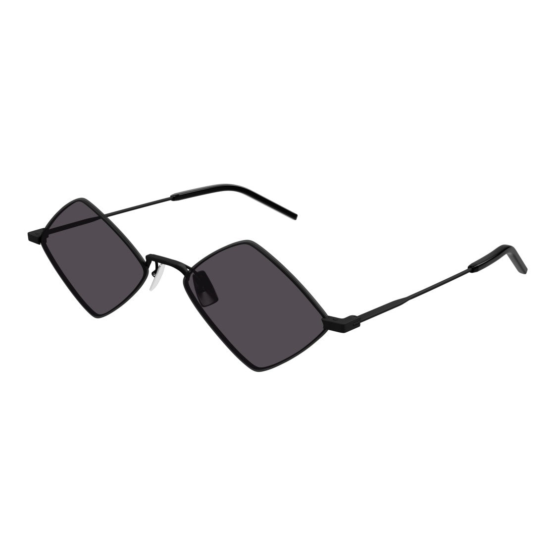 Saint Laurent Diamond-Shaped Lens Black Metal Saint Laurent Sunglasses