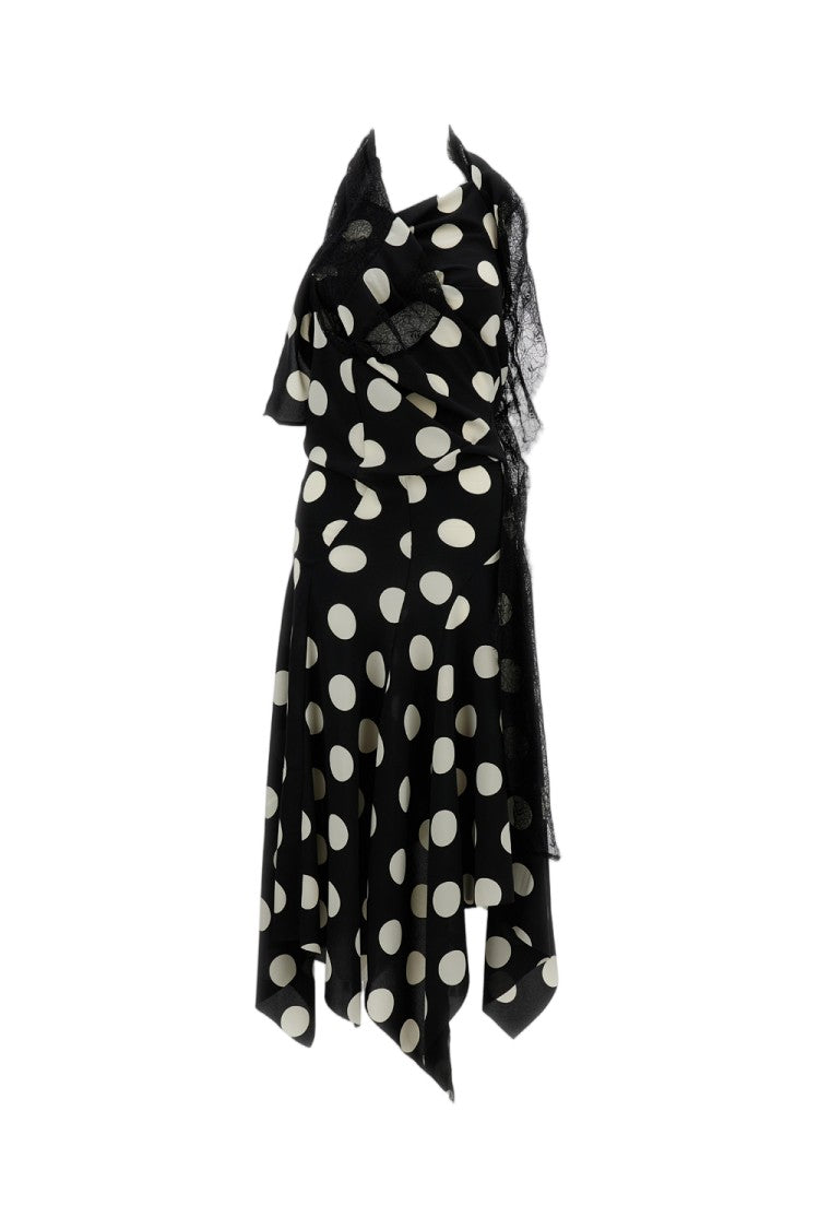 Junya Watanabe Polka Dot Midi Dress