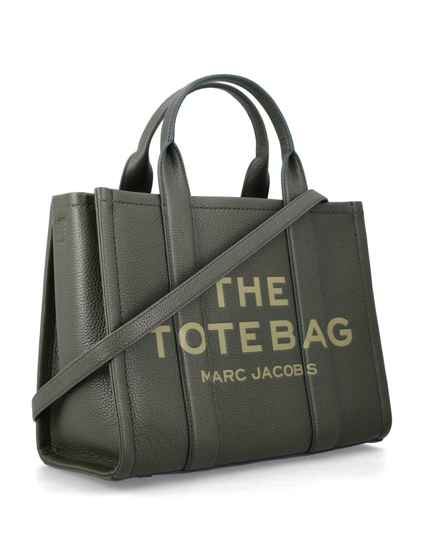Marc Jacobs Green The Medium Leather Tote Bag