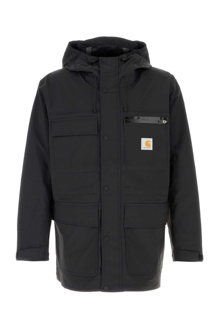 Carhartt Wip Black Stretch Nylon Bowden Jacket