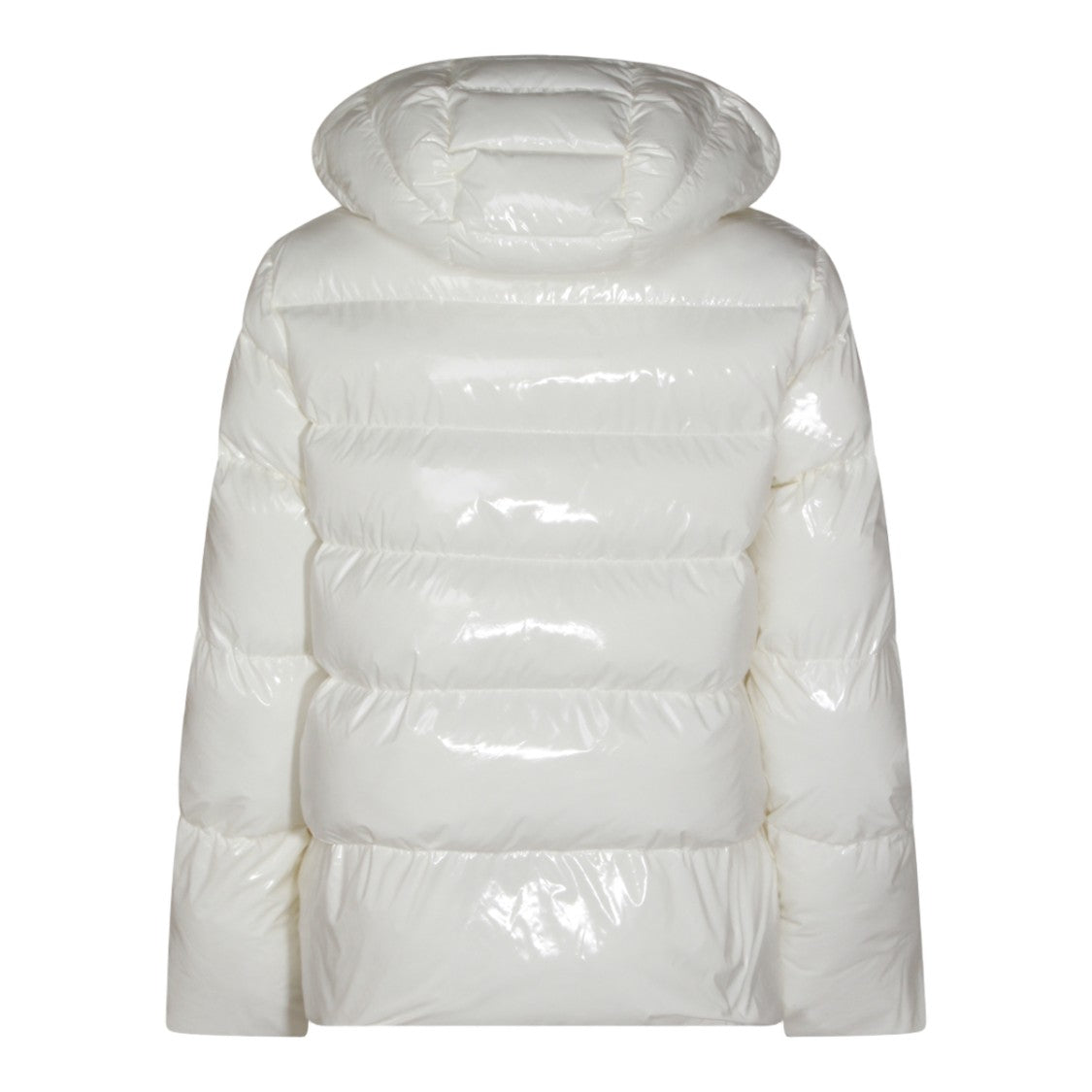 Pinko Glossy Puffer Jacket With Quilted Design