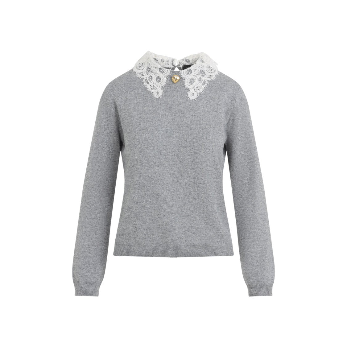 Fabiana Filippi Grey Virgin Wool Sweater