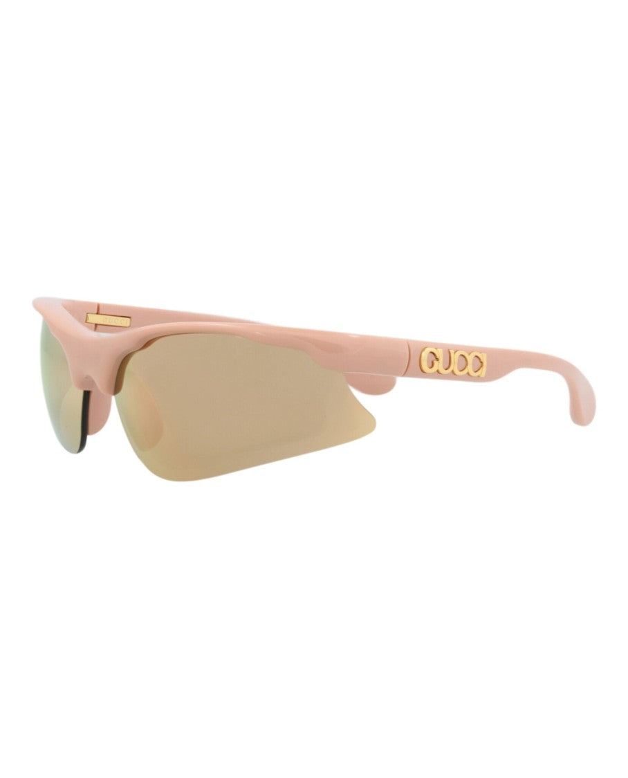 Gucci Shield-Frame Injection Sunglasses