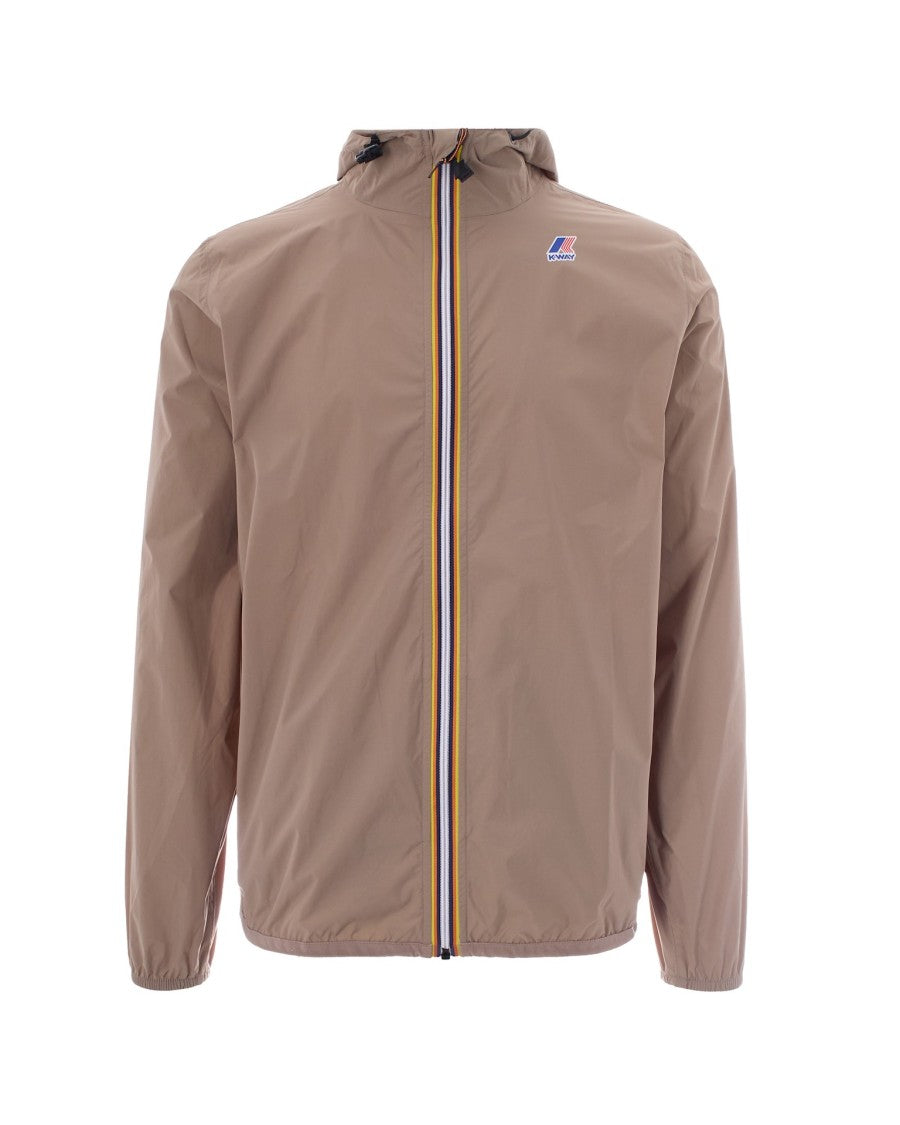 K-Way Le Vrai 4.0 Claude Jacket In Beige Taupe