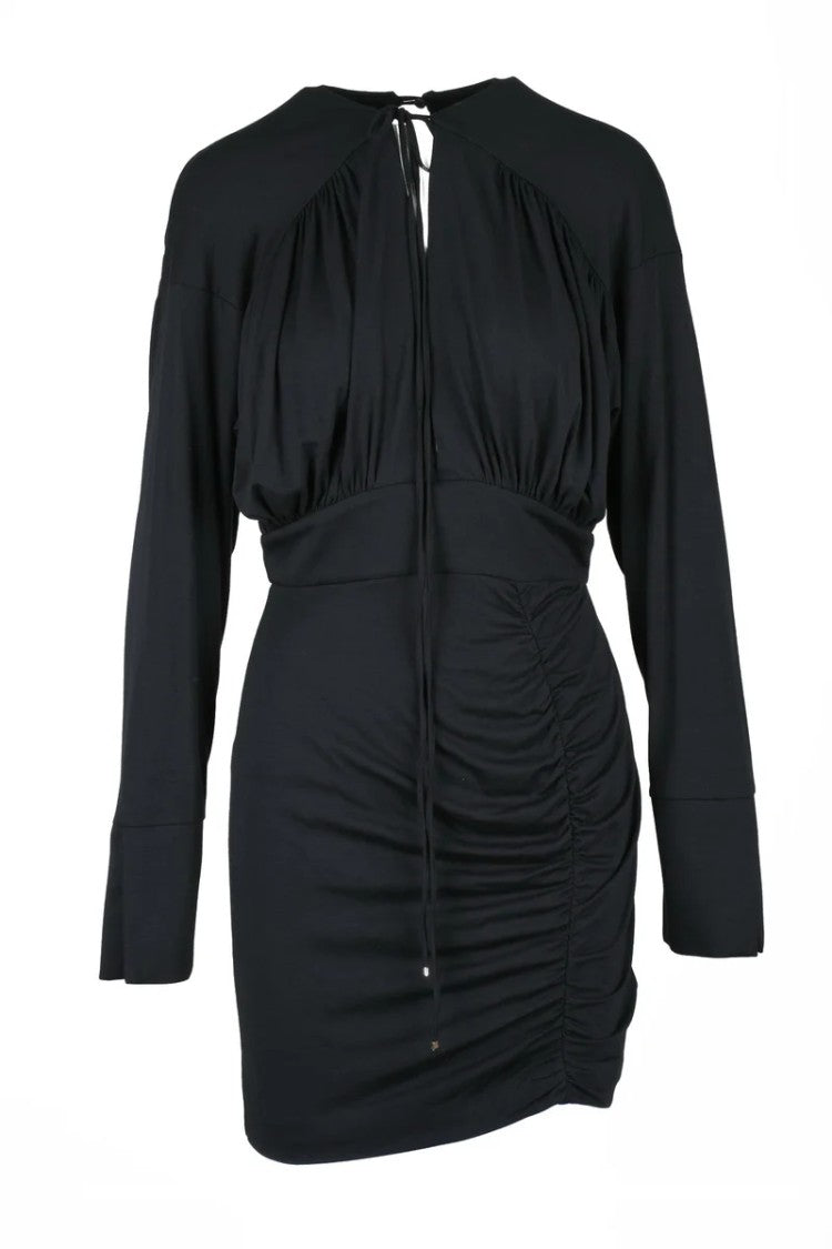 Dondup Jersey Dress Zip Raglan - Black