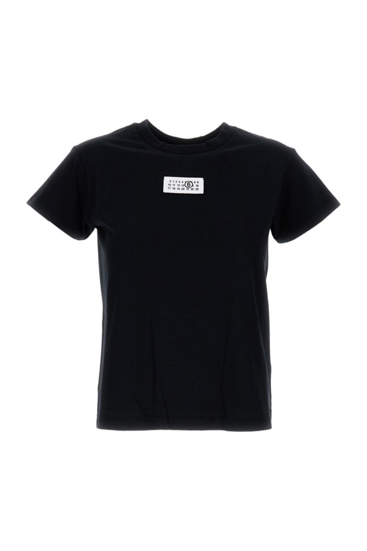 Mm6 By Maison Margiela Crewneck T-Shirt With Applique Detail