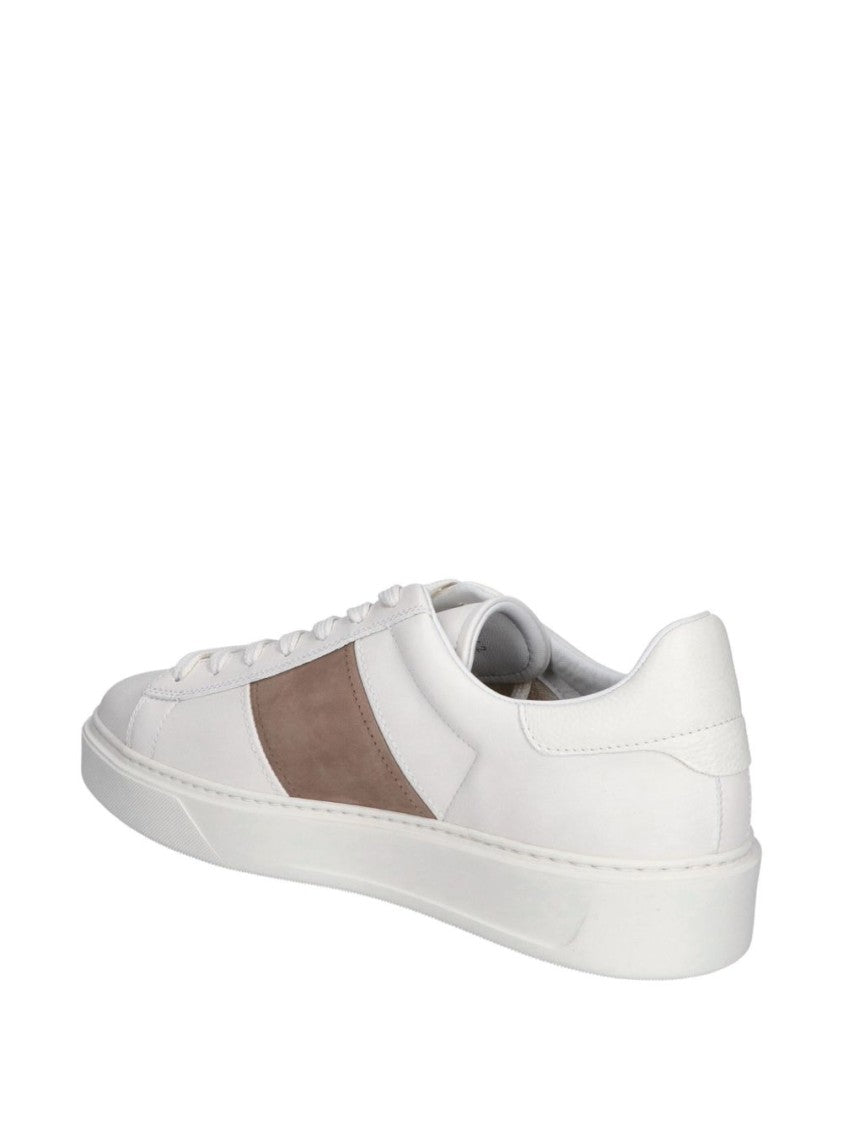 Woolrich White Sneakers With Lace-Up Fastening