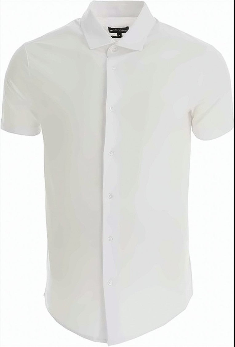 Emporio Armani White Short-Sleeved Shirt