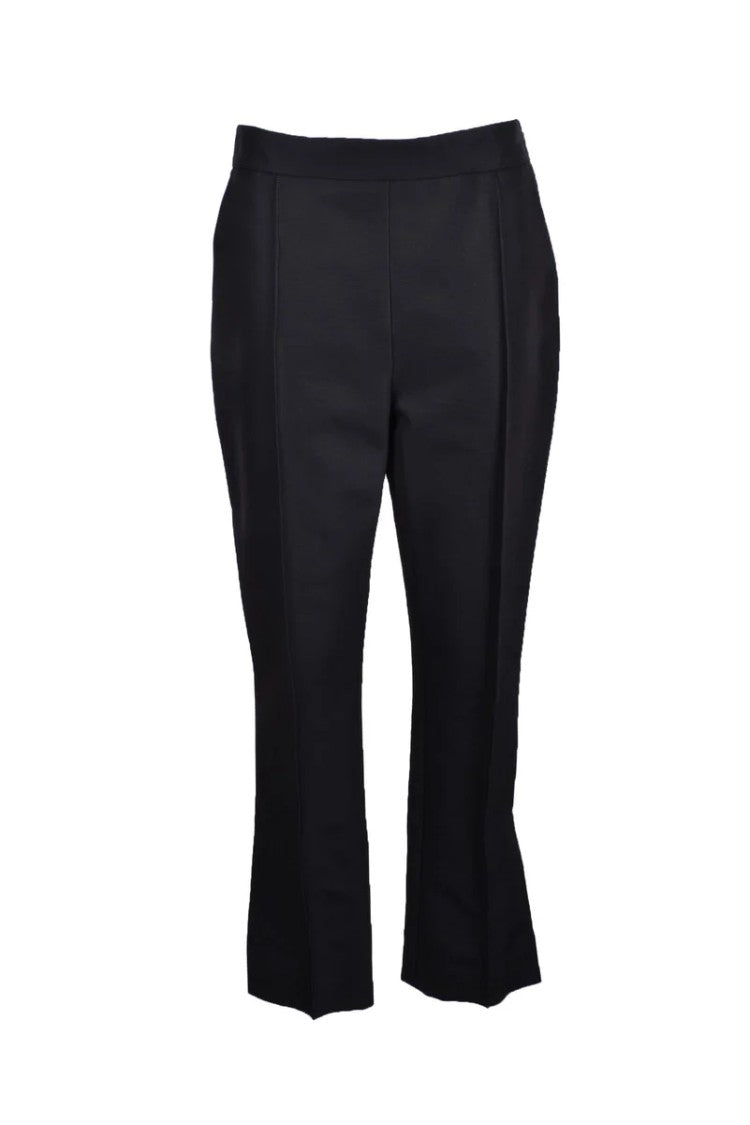 Rosie Assoulin Tailored Black Trousers And Cropped Length