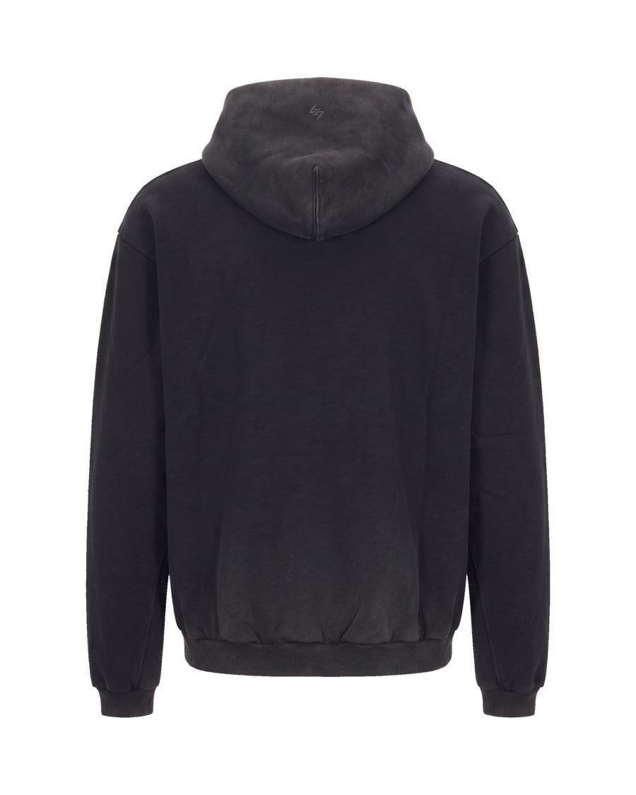 Represent 247 Vintage Black 247 Angel Hood Cotton-Blend Hoodie