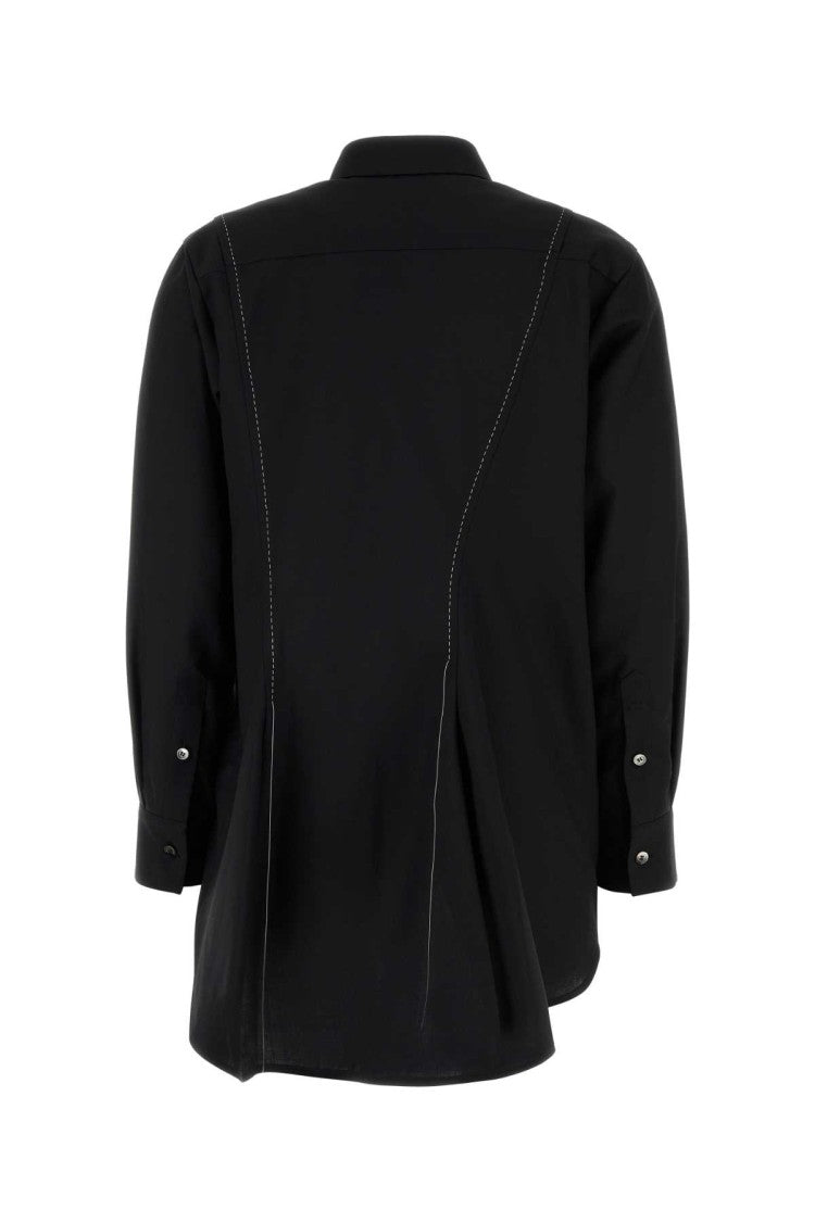 Sacai Black Polyester Blend Shirt