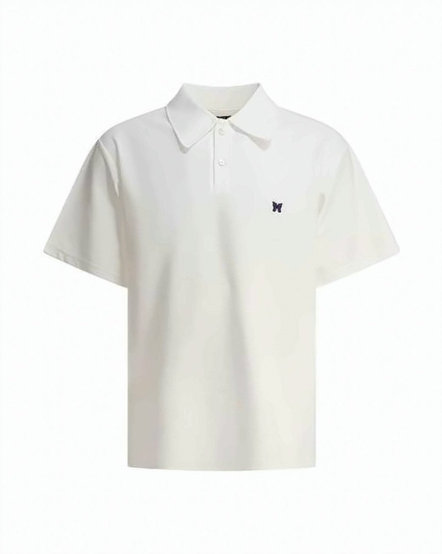 Needles Short-Sleeved Polo Shirt With Classic Collar
