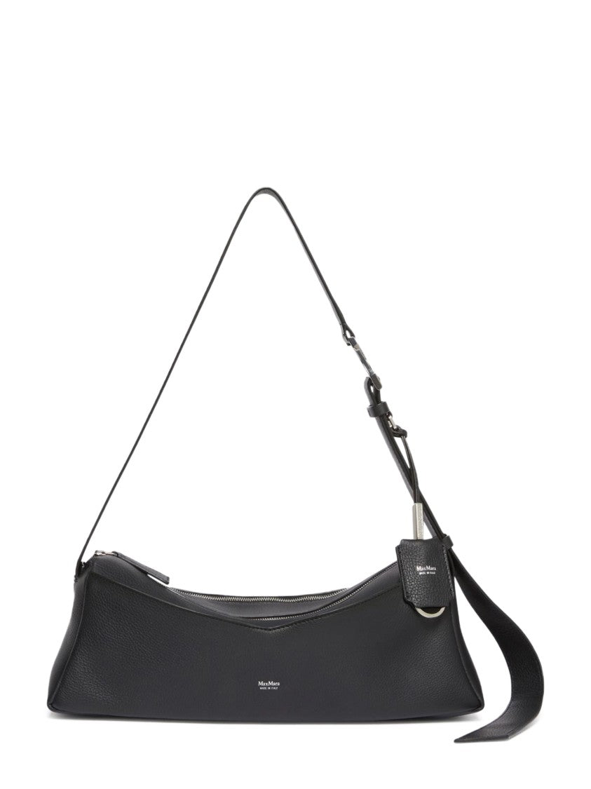 Max Mara Elongated Shoulder Bag In Smooth Calf Leather