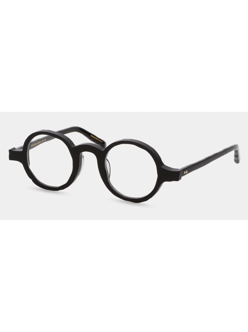 Masahiromaruyama Oval Black Acetate Optical Frames With International Fit