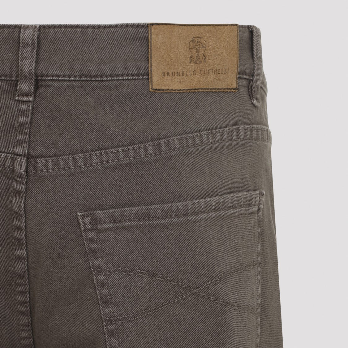 Brunello Cucinelli Brown Cotton Jeans