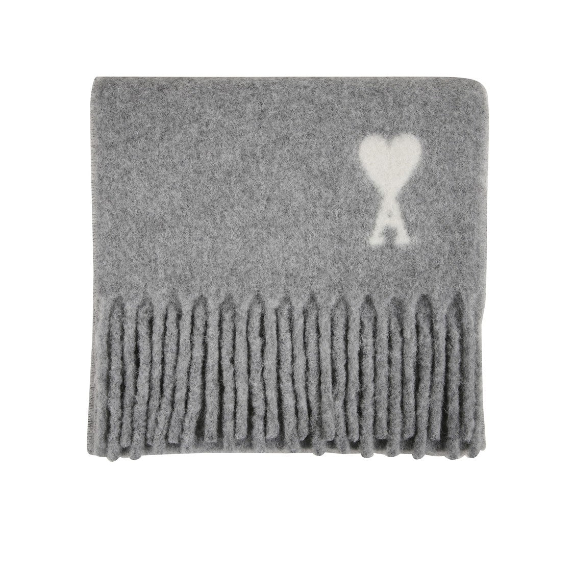 Ami Fringed Alpaca-Blend Scarf